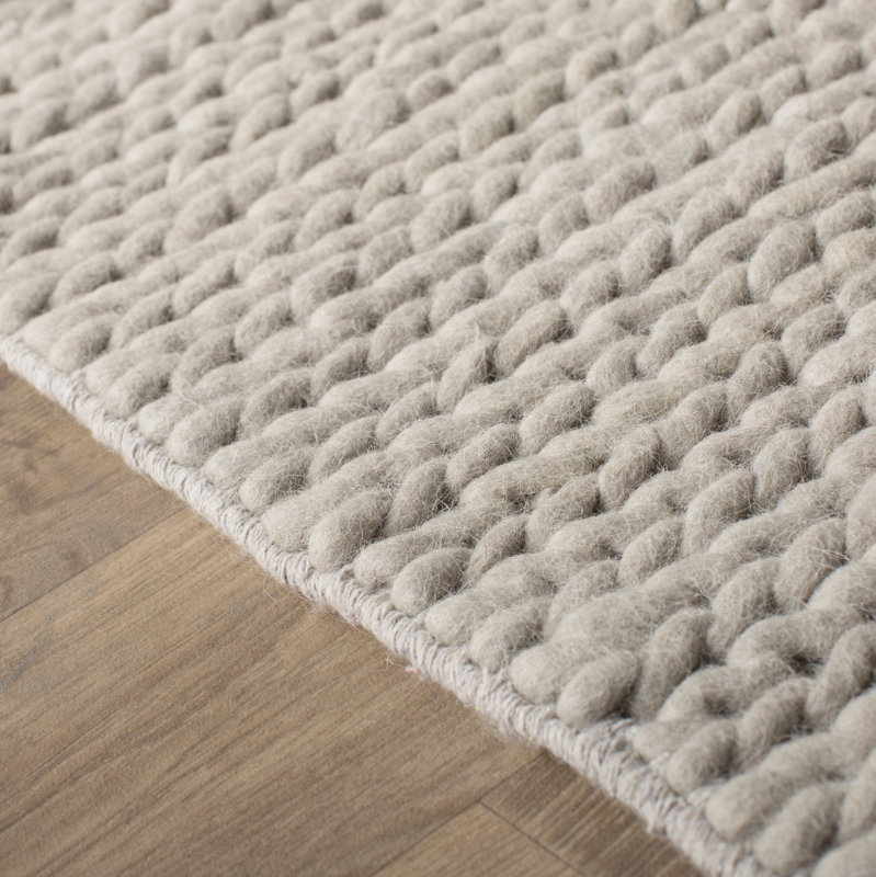 Langley Street Arviso HandWoven Wool Off White Area Rug & Reviews